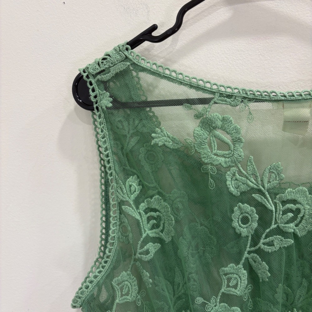 Sundance Green Lace Midi Dress - Picture 7 of 10